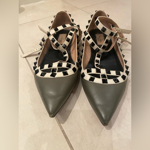 Valentino rockstud Flat Shoes size 39 - Picture 2 of 15